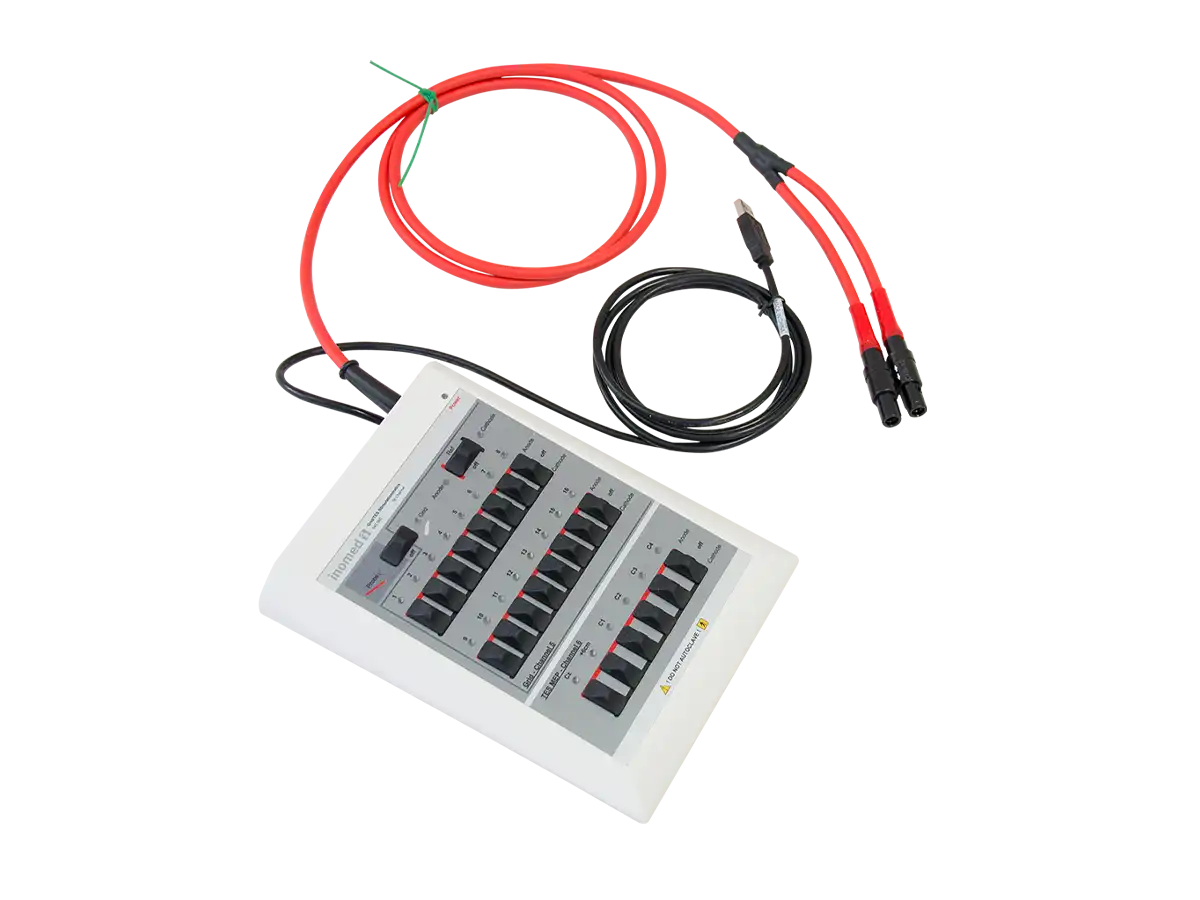 Grid-/TES-Stimulationsmatrix 16 Ch. an ISIS Neurostimulator Grid-/TES-Stimulationsmatrix 16 Ch. an ISIS Neurostimulator